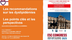 Recommandations sur les dyslipidémies